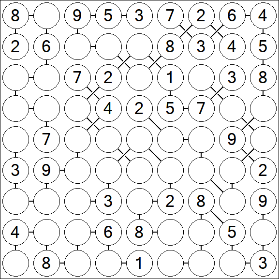 Chain Sudoku - Medium