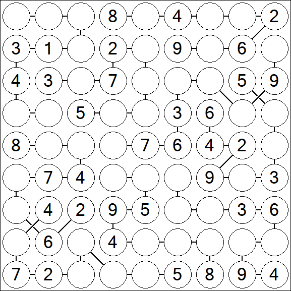 Chain Sudoku - Medium