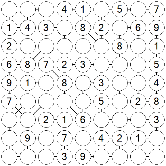 Chain Sudoku - Medium