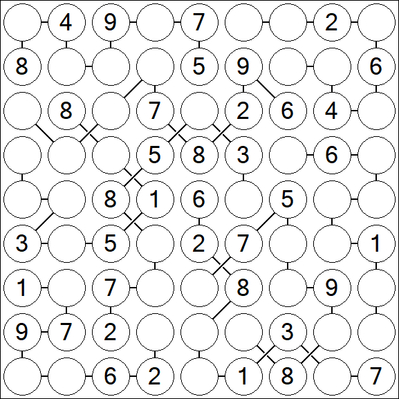Chain Sudoku - Medium