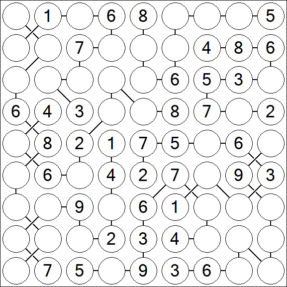 Chain Sudoku - Medium