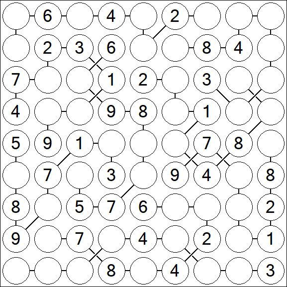 Chain Sudoku - Medium