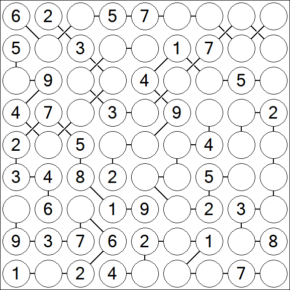 Chain Sudoku - Moyen