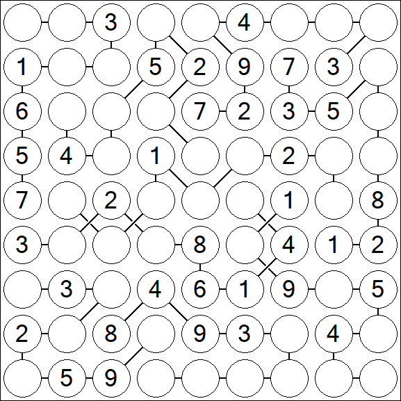 Chain Sudoku - Medium