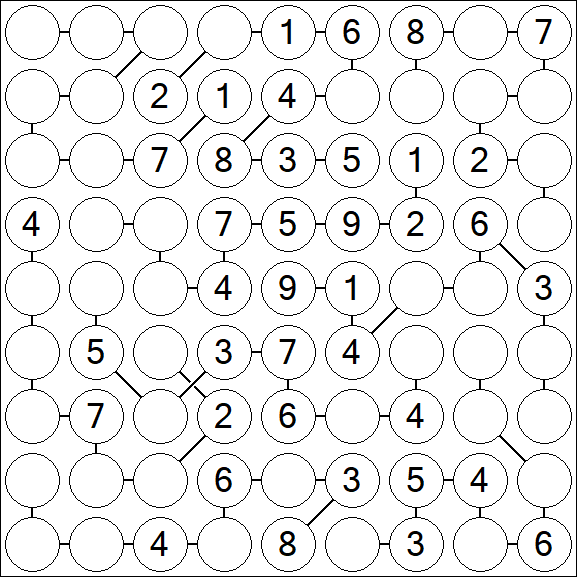 Chain Sudoku - Medium