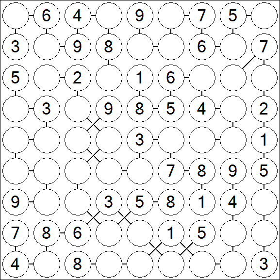 Chain Sudoku - Medium