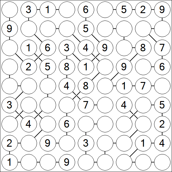Chain Sudoku - Medium