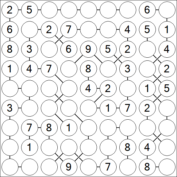 Chain Sudoku - Medium