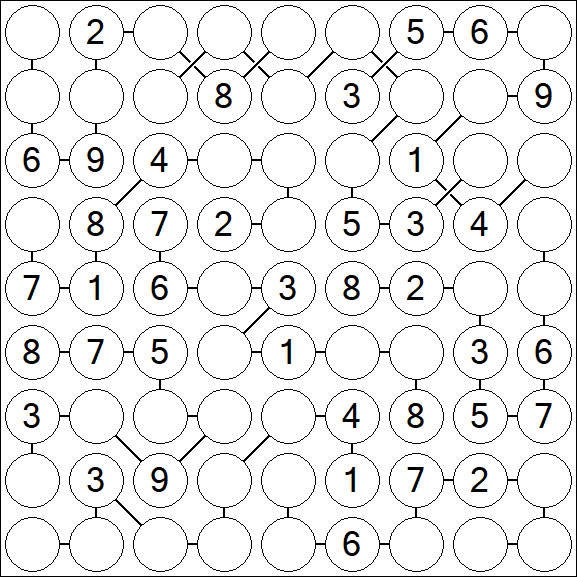 Chain Sudoku - Medium