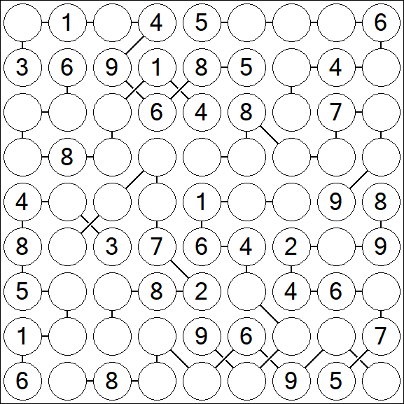 Chain Sudoku - Medium