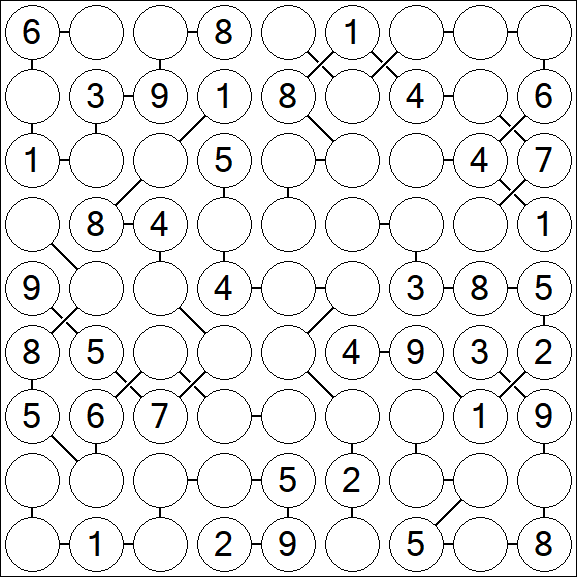 Chain Sudoku - Medium