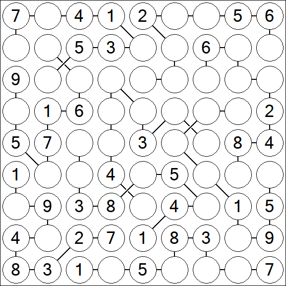 Chain Sudoku - Medium