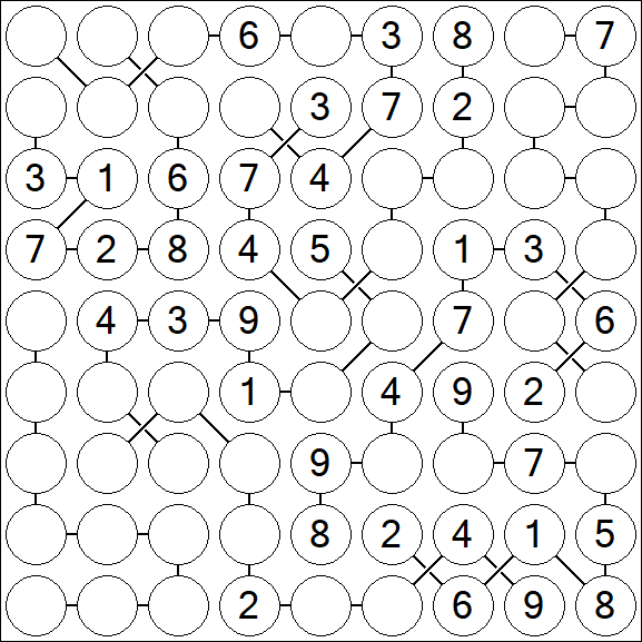 Chain Sudoku - Medium