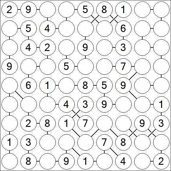 Chain Sudoku - Medium