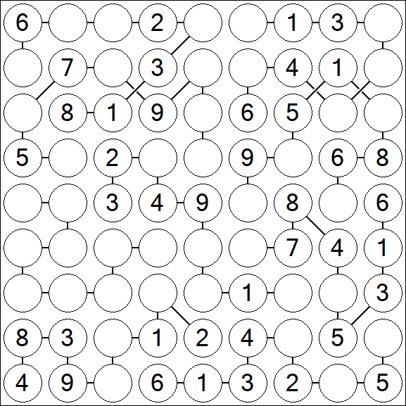 Chain Sudoku - Medium