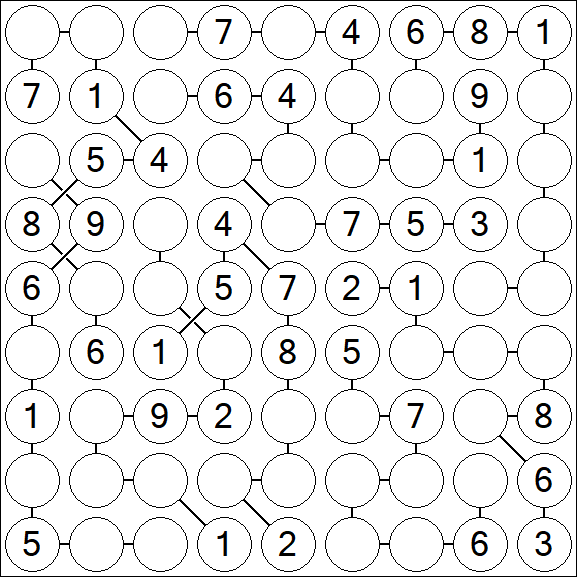 Chain Sudoku - Medium