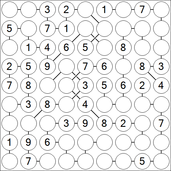 Chain Sudoku - Medium