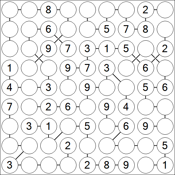 Chain Sudoku - Medium