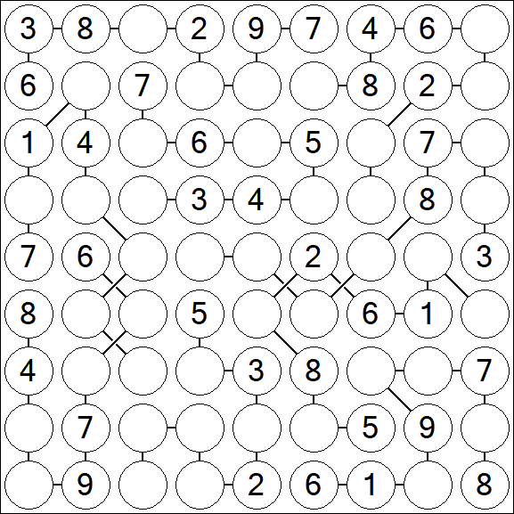 Chain Sudoku - Medium