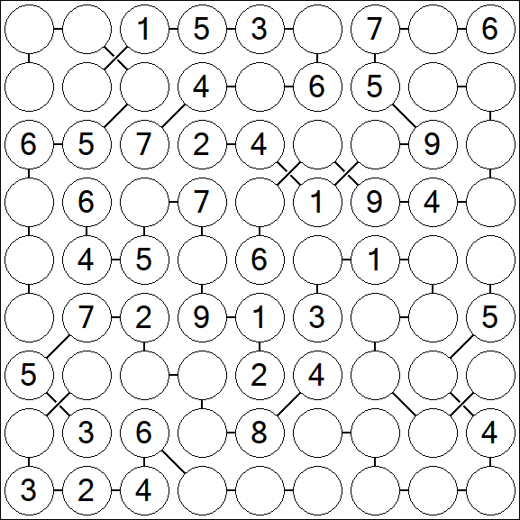Chain Sudoku - Medium