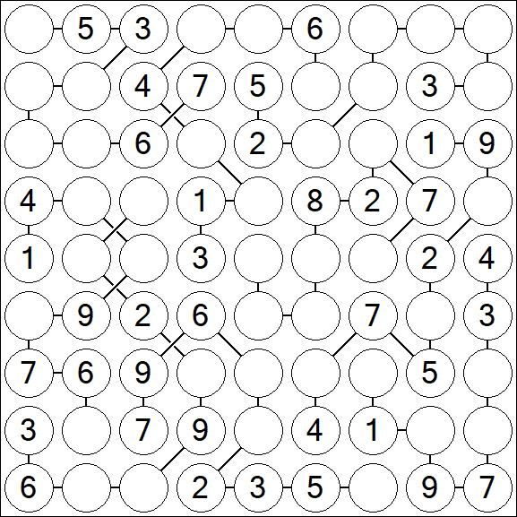 Chain Sudoku - Medium