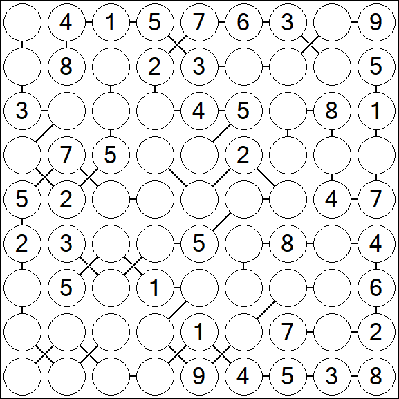 Chain Sudoku - Medium