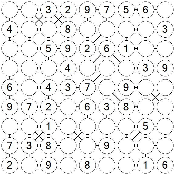 Chain Sudoku - Medium
