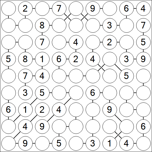 Chain Sudoku - Medium