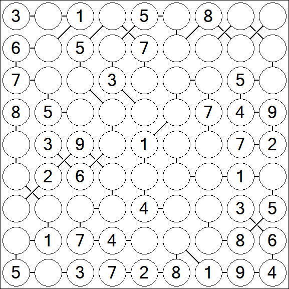 Chain Sudoku - Medium