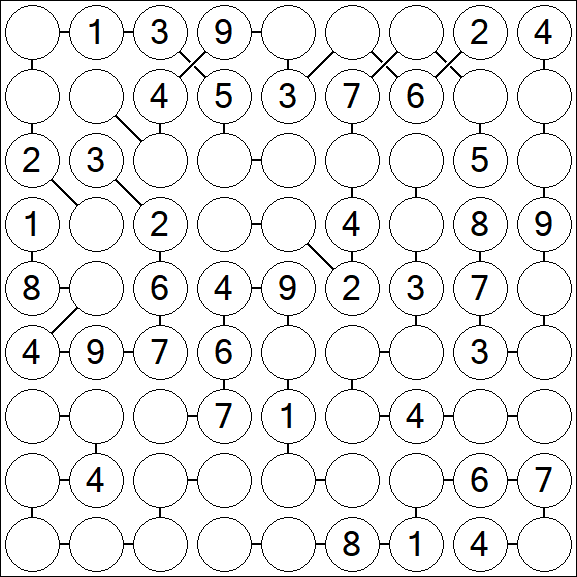 Chain Sudoku - Medium