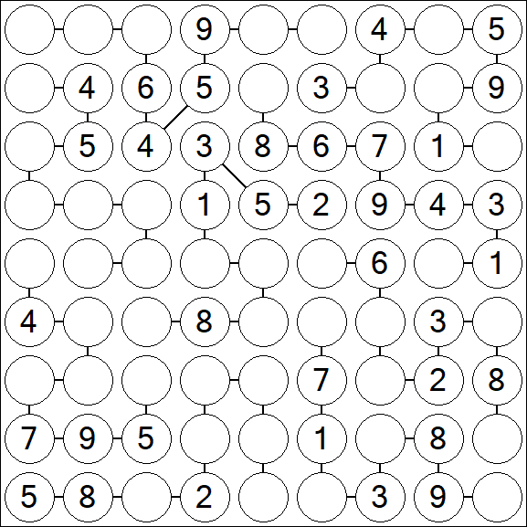 Chain Sudoku - Medium