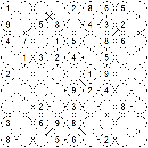 Chain Sudoku - Medium