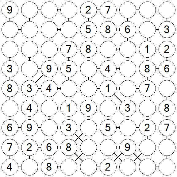 Chain Sudoku - Medium