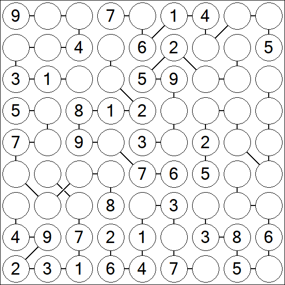 Chain Sudoku - Medium