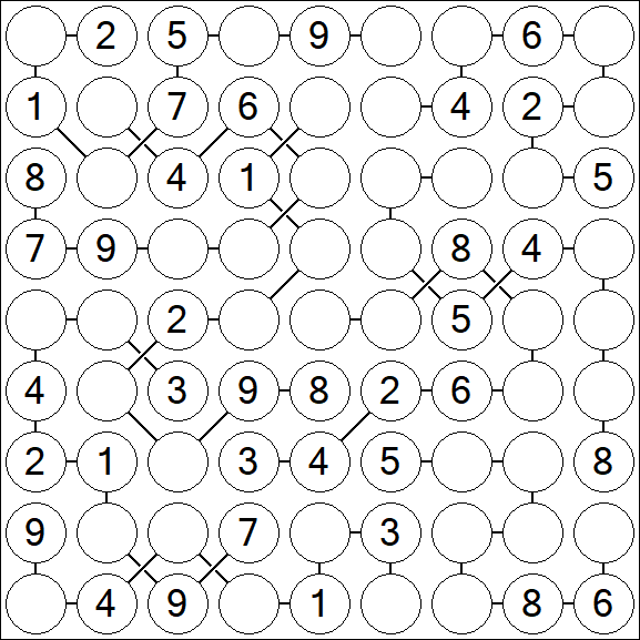 Chain Sudoku - Medium