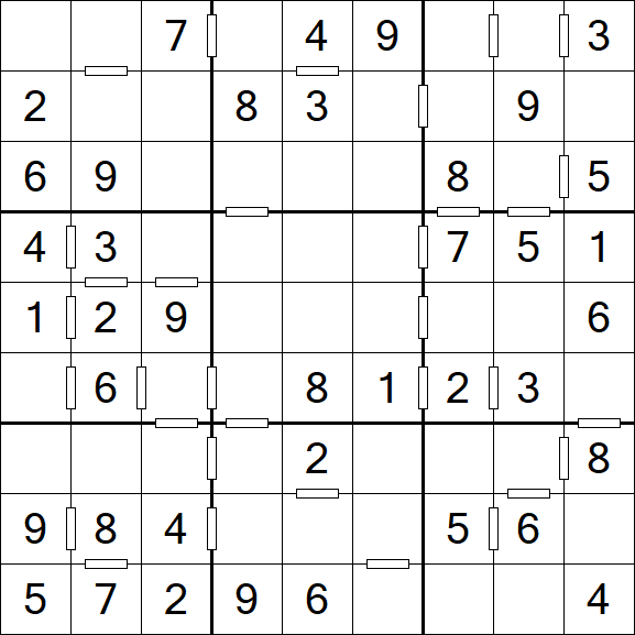 Consecutive Sudoku - Easy