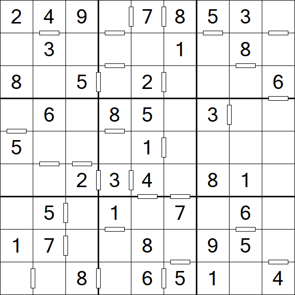 Consecutive Sudoku - Easy