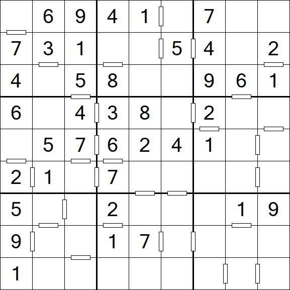 Consecutive Sudoku - Easy