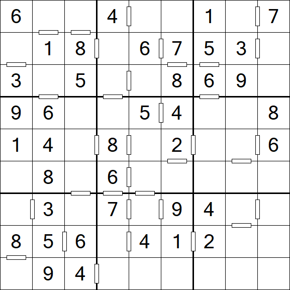 Consecutive Sudoku - Einfach