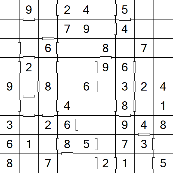 Consecutive Sudoku - Einfach