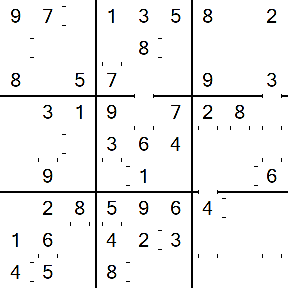 Consecutive Sudoku - Einfach