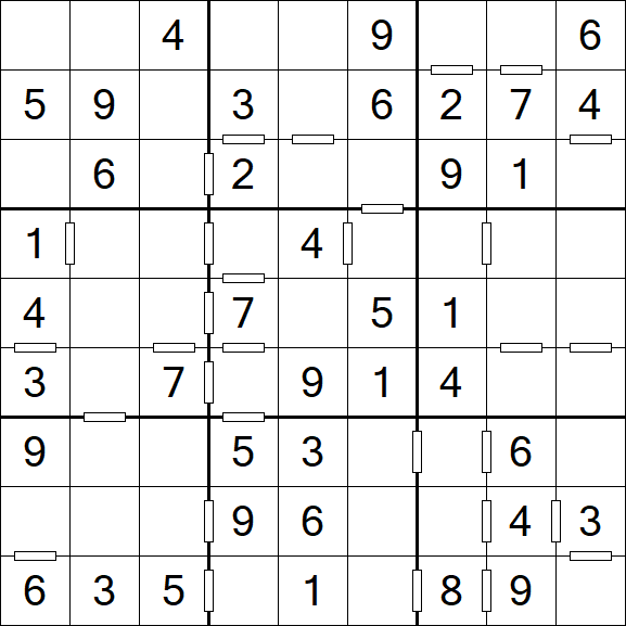 Consecutive Sudoku - Einfach