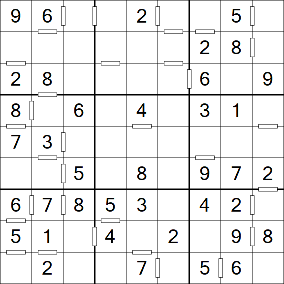 Consecutive Sudoku - Einfach
