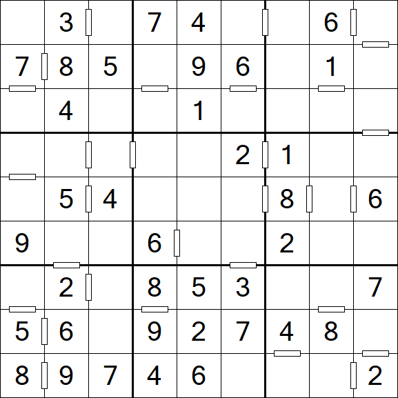 Consecutive Sudoku - Easy
