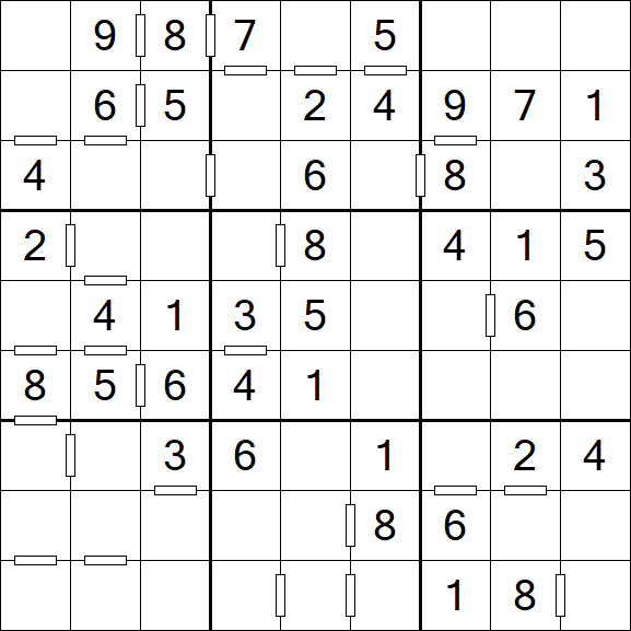 Consecutive Sudoku - Easy