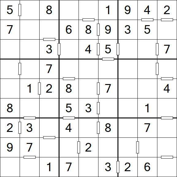 Consecutive Sudoku - Fácil