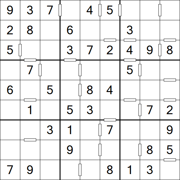 Consecutive Sudoku - Fácil
