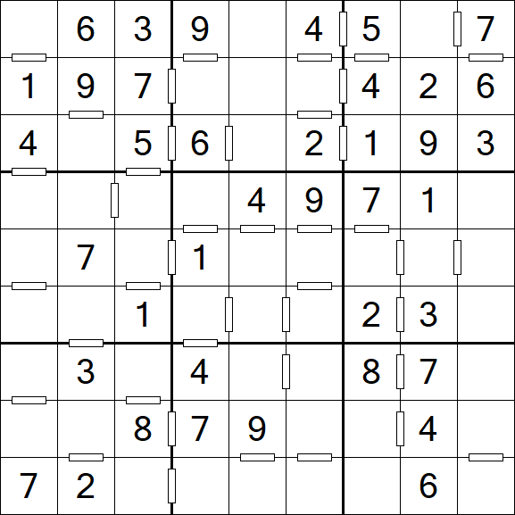 Consecutive Sudoku - Fácil
