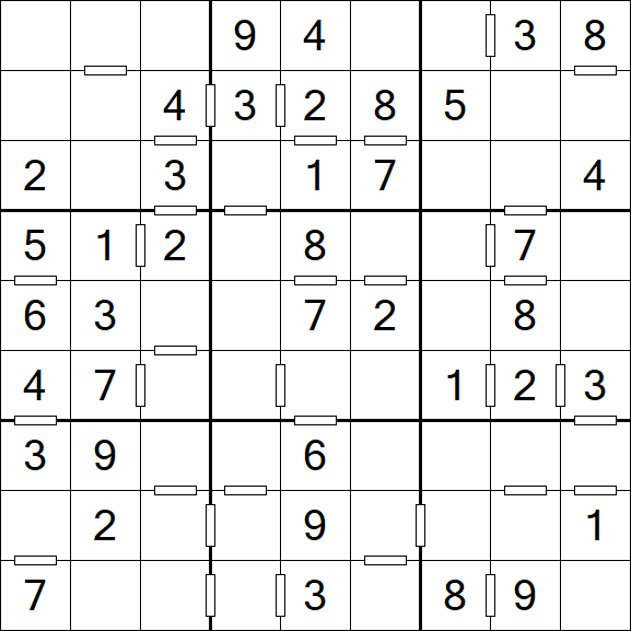 Consecutive Sudoku - Simple