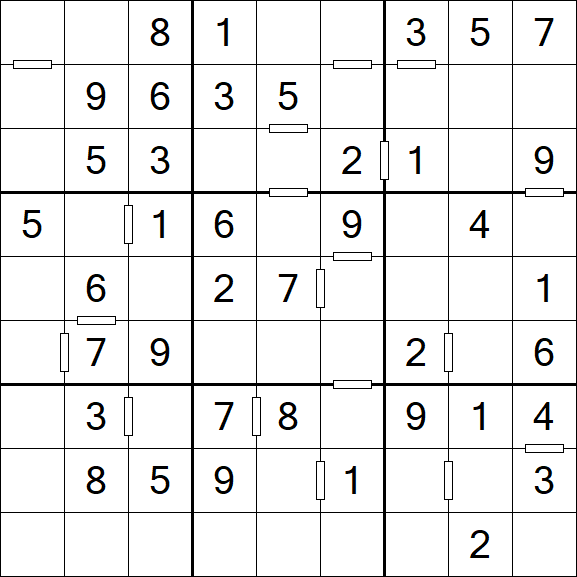 Consecutive Sudoku - Easy